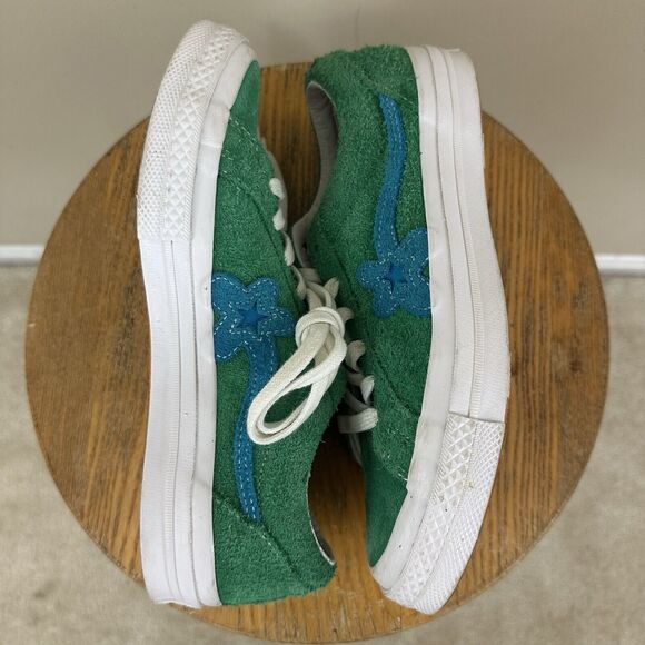 Converse‎ Golf Le Fleur x One Star Ox Jolly Green M 5 W 7 - Picture 8 of 9